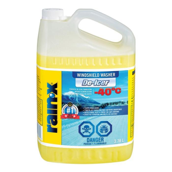 Rain-X De-Icer winter windshield washer fluid -40°C, 3.78-L – Marshland  Auto Parts & Marine