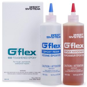 WEST SYSTEM G/FLEX 650 LIQUID EPOXY 650-8 G/flex 118mL Resin/118mL Hardener