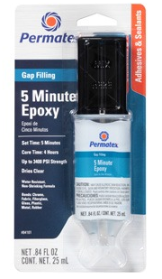 Permatex 5 Minute Gap Filling Epoxy