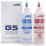 WEST SYSTEM G/5 FIVE-MINUTE ADHESIVE 1/2 PINT